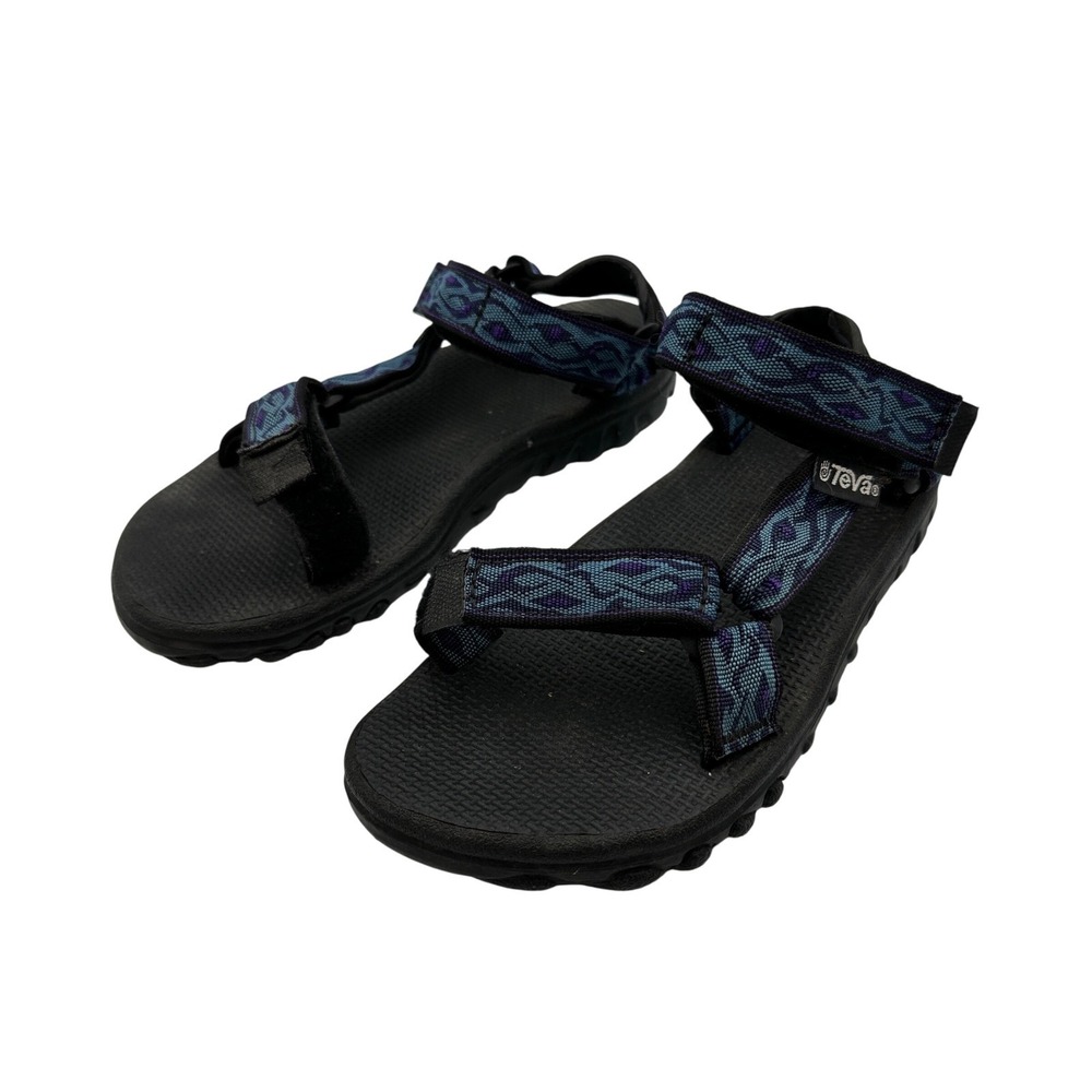 Teva Hurricane XLT2 Sandals Black Blue Purple Strappy Sport Outdoors Women's 6